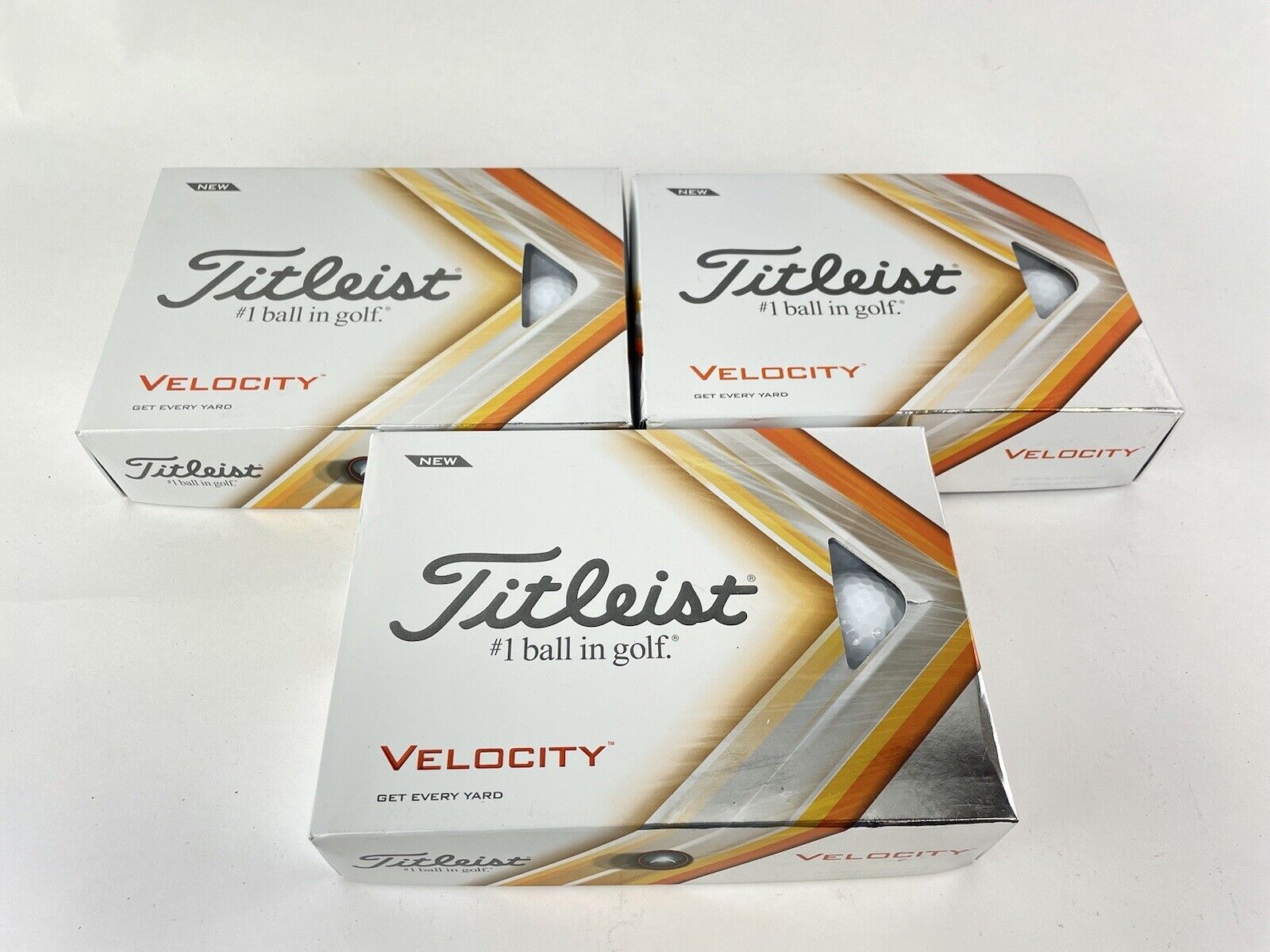 Titleist Velocity Golf Balls 3 Dozen (36) White /Brand New In Box